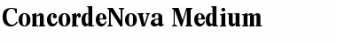 ConcordeNova-Medium Font