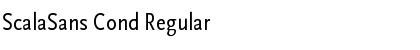 Download ScalaSans Cond Font