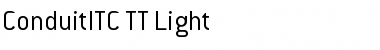 ConduitITC TT Light Font