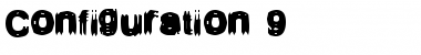 Configuration 9 Font