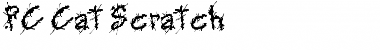 PC Cat Scratch Font
