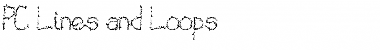 PC Lines and Loops Font