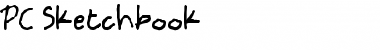 PC Sketchbook Regular Font