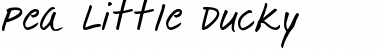 Pea Little-Ducky Font