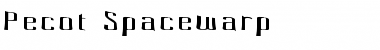 Pecot Spacewarp Regular Font