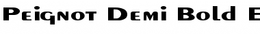 Peignot-Demi-Bold Ex Font
