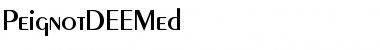 PeignotDEEMed Font