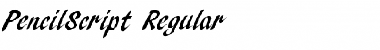 PencilScript Font