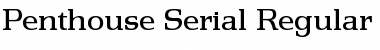 Penthouse-Serial Regular Font