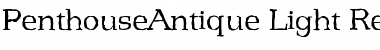 PenthouseAntique-Light Font