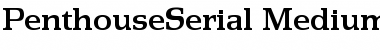 PenthouseSerial-Medium Font