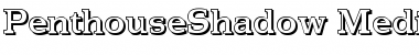 PenthouseShadow-Medium Regular Font