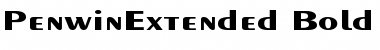 PenwinExtended Bold Font