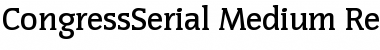 CongressSerial-Medium Font