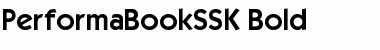 PerformaBookSSK Bold Font