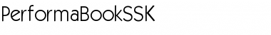 PerformaBookSSK Regular Font