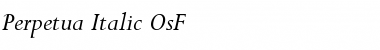 Perpetua SC Italic Font