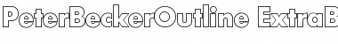 PeterBeckerOutline-ExtraBold Font