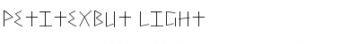 PetitexBut-Light Font