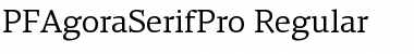 PF Agora Serif Pro Regular
