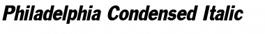Philadelphia-Condensed Italic