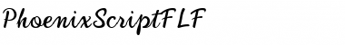 PhoenixScriptFLF Font