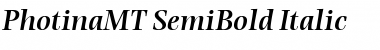 PhotinaMT-SemiBold Font
