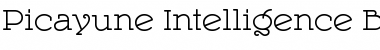 Picayune Intelligence BT Font