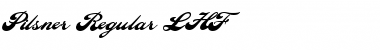 Pilsner Regular LHF Font