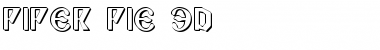 Piper Pie 3D 3D Font