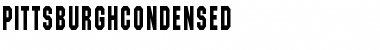 PittsburghCondensed Font