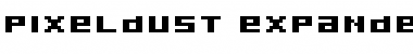 Pixeldust Expanded Font