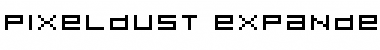 Pixeldust Expanded Font