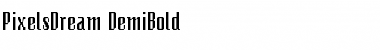 PixelsDream-DemiBold Font