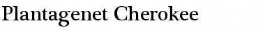 Plantagenet Cherokee Regular Font