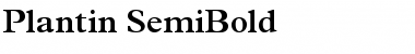 Plantin-SemiBold Font