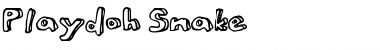 Playdoh Snake Font