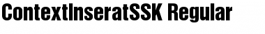 ContextInseratSSK Regular Font