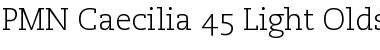 Caecilia LightOsF Regular Font