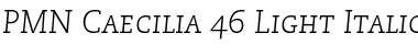 Caecilia LightSC Italic Font
