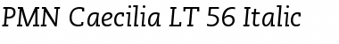 Caecilia LT Italic Font