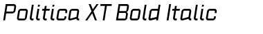 Politica XT Bold Italic