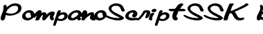 PompanoScriptSSK Bold Font