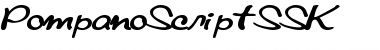 PompanoScriptSSK Font