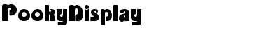 PookyDisplay Regular Font