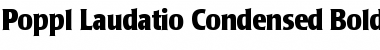 Poppl-Laudatio-Condensed Font