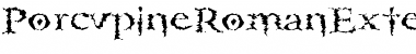 PorcupineRomanExtended Regular Font