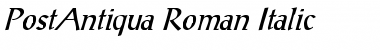 PostAntiqua-Roman Italic Italic Font