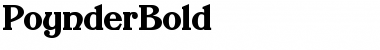PoynderBold Regular Font