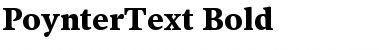 PoynterText Font